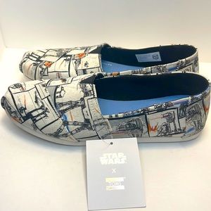 Star Wars Toms women’s 7 new with tags shoes AT-AT walker